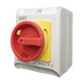 32A IP65 Compact Safety Isolator Switch 4 Pole (3P+N) in White for AC Applications