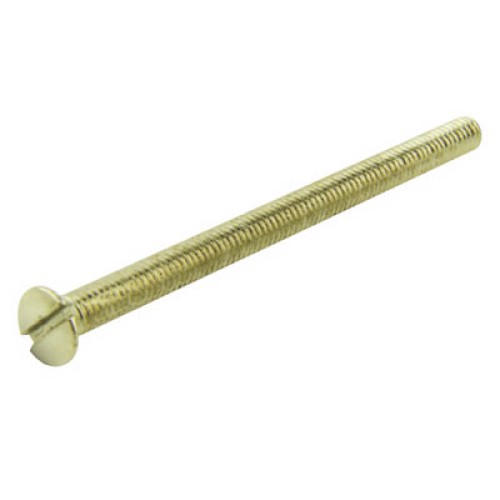 3.5mm x 35mm Steel Machine Screw Slotted Head, Zinc Plated Screw for Switches and Sockets