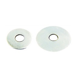 Steel Penny Washer 25mm x 6mm hole, M6 Repair / Mudguard Washers BZP (25mm Dia)