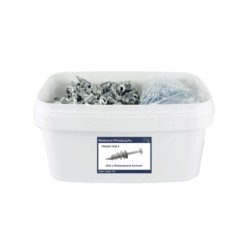 Trade Tub 3 with 200 Cavity Fixings and Screws and 1x PZ2 Screwdriver Bit