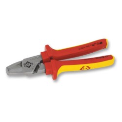 CK Tools 431030 Redline Cable Shears 165mm, Heavy Duty VDE Certified Cable Cutter