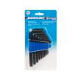 10 Pack Hex Key Set with a Storage Clip, Sizes 2, 2.5, 3, 3.5, 4, 5, 5.5, 6, 8 and 10mm