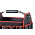 Starrett Large Tool Bag in Black with Large Storage Capacity and 21 + 13 Pockets