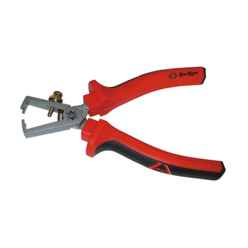 CK T3754 Wire Stripping Pliers for 0.3 - 5mm Diameter Cable, Redline Plier 160mm Length