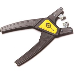 CK Tools T1260 Automatic Cable and Wire Stripper for Flat Cables 0.75mm-2.5mm2, 165mm Width, Black and Yellow