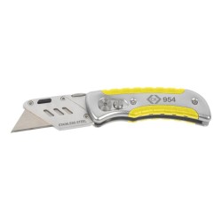 CK T0954 Folding Utility Knife with Retractable Blade (1 blade and cover)