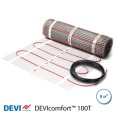 DEVIcomfort 8m² (0.5m x 16m) 800W Underfloor Heating Mat 100w/m2 DTIR-100 (self-adhesive mesh for Wooden Floors) Danfoss 140F1743