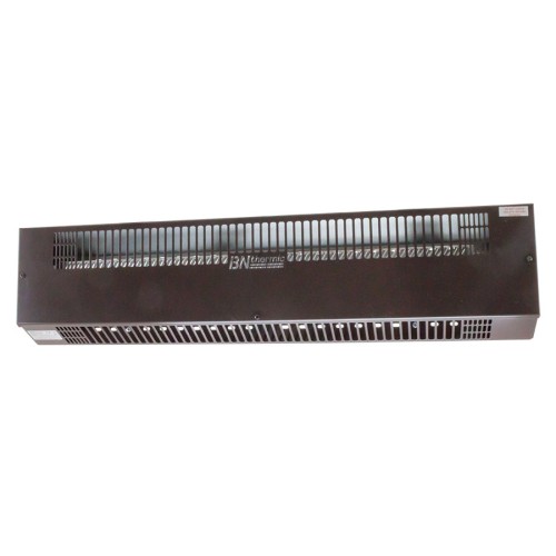 0.45kW 702mm Pew Heater, Low Level Convector Heater in Brown for Floor or Bracket Mounting