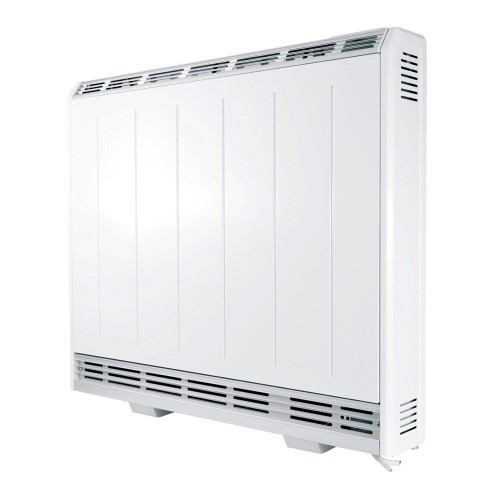 500W Fan Assisted Storage Heater in White with Thermostat and 7-day Timer, Lot20 Eco-design Compliant