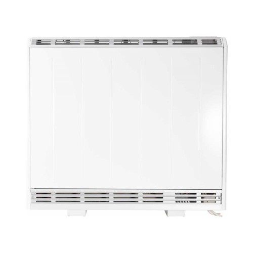 1kW Fan Assisted Storage Heater in White with Thermostat and 7-day Timer, Lot20 Eco-design Compliant