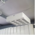 6kW 490m3/h Heater for Ceiling Surface or Suspension in White with Low Profile BN Thermic SMH-60