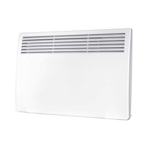 2.0kW Panel Heater with 7 Day Timer and Thermostat in White 400mm x 830mm x 90mm