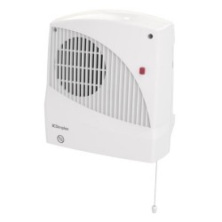 Dimplex FX20VE 2kW Downflow Wall Fan Heater with Pull Cord and Electronic Timer in White IP22
