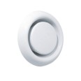 White Extractor Fan Valve 8 inch/200mm Diameter in White, Air Drain Valve