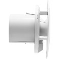 Xpelair C4TSR 100mm Simply Silent Bathroom Extractor Fan with Timer, 2 Speeds, Square/Round Baffle in White