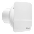 Xpelair C4TSR 100mm Simply Silent Bathroom Extractor Fan with Timer, 2 Speeds, Square/Round Baffle in White