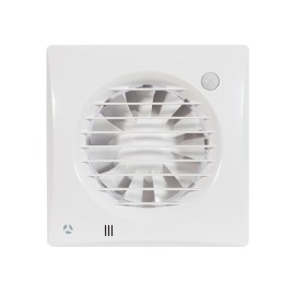 Airflow Aria 100MST 100mm Quiet Axial Extractor Fan in White with PIR and Adjustable Timer 90001051