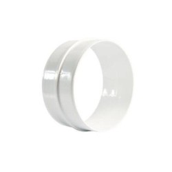 150mm Diameter Straight Connector in White Airflow 90000058 Ducting Coupler