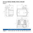 Airflow 72649701 Airovent HVS10R Whole House Central Ventilation Unit with Remote Control and Built-in Humidity Sensor and 14 Speed Settings