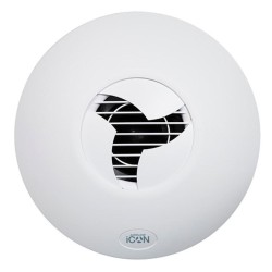 Airflow iCON30 100mm Bathroom Ventilation Fan Low Profile in White IC30 72687257 Extractor Fan