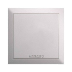 Airflow QuietAir White Replacement Fan Cover for use with the QuietAir QT100 100mm Range of Fans
