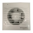 Low Profile 100mm Extractor Fan with Humidistat and Adjustable Timer for Kitchen / Bathroom