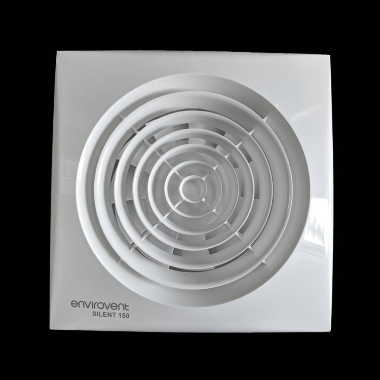 Pack of 4 x Envirovent SILENT-150HT Extractor Fan with Humidistat/Timer for 150mm Duct