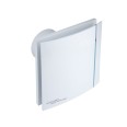 Silent 100 Design White Bathroom Fan with Adjustable Timer IP45 Quiet Toilet Fan SILDES100T