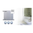 Silent 100 Design White Bathroom Fan with Timer and Humidistat IP45 Quiet Toilet Fan Envirovent SILDES100HT