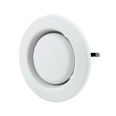 5 Inch Ventilation Air Valve, 125mm Diameter White Outlet Plastic Dish Valve