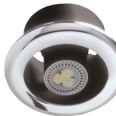 Showerlite 100mm In-Line Axial Shower Fan Kit with Timer and 3W LED Light with 12V Driver