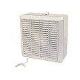 Manrose WF230MP 230mm Window Fan with Pull Cord Switch IP24 185l/s 668m³/hr, 9 Inch Commercial Fan Pullcord Operated Shutters