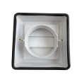Manrose 1269 Window Vent Kit White with External Backdraught Shutters for Manrose 100mm/4inch Extractor Fans