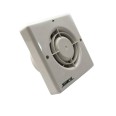Manrose XF100H 100mm Bathroom Fan with Adjustable Humidity Control and Integral Adjustable Timer 85m3/hr 23l/s IP44 rated