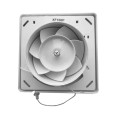 Manrose XF100P 100mm Bathroom Extractor Fan with Pull Cord Switch, XF100P Axial Fan 85m3/hr, 23l/s IP24 rated