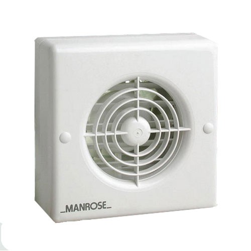 Manrose XF100T 100mm Extractor Fan with Adjustable Electronic Timer for Bathroom/Toilet