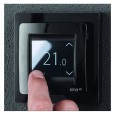 DEVIreg Touch Screen Programmable Thermostat with Black frame, DEVImat Intelligent Thermostat
