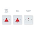 Disabled Persons Toilet Alarm Kit ESP UDTAKIT with Indication Module, Pull Cord Module, and Reset Module