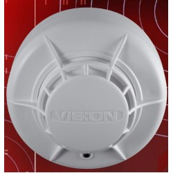 58 degrees Celsius Fixed Temperature Heat Detector, Vision 2020F Conventional Alarm Low Profile