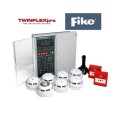 Fike TwinflexPro 604-0002 2 Zone ASD Panel Kit with 7 ASD Sounder Detectors, 2 Call Points, 2-Zone Panel, 1 tool