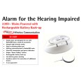 Aico EI170RF Hard of Hearing Strobe Fire Alarm with Vibration Pad and RadioLINK Interconnection