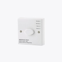 Adjustable Boost Time Lag Switch Plate Mounted, Multi-Range Run-back Timer for Wall Mounting CP Electronics RBT2