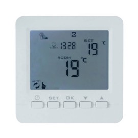 Basic Programmable Thermostat IP20 16A in White, BN Thermic B16C Programmable Heater Controller
