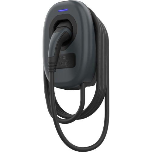 EV Wall Charger 2 Tethered 7.4kW with Wifi, Lan, 7.5m Cable and Type 2 Connector BG SyncEV EVWC2T7G Charger for Electric Cars