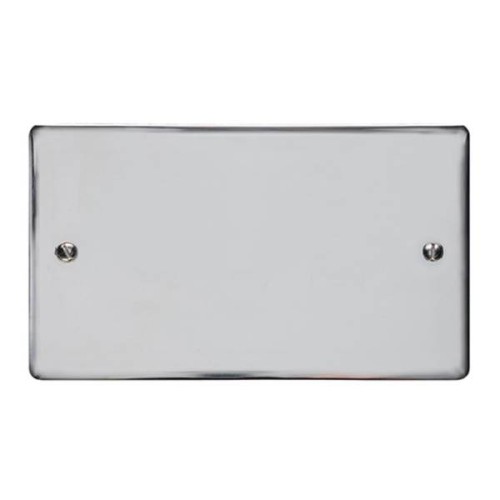 2 Gang Double Blank Plate