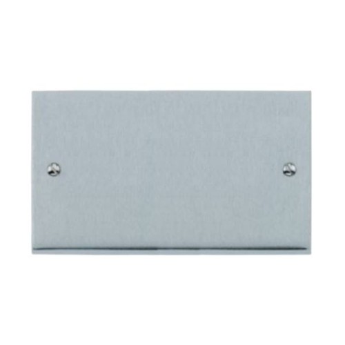 2 Gang Double Blank Plate