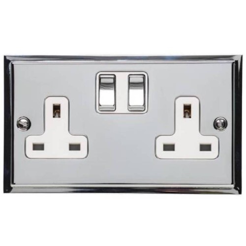 2 Gang 13A Switched Twin Socket