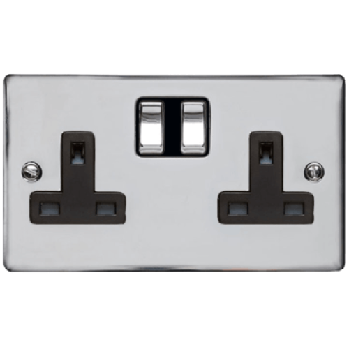 2 Gang 13A Switched Double Socket