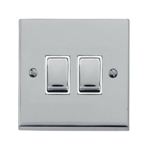 2 Gang 2 Way 10A Rocker Switch