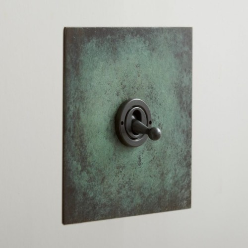 Verdigris Switches and Sockets from Forbes and Lomax